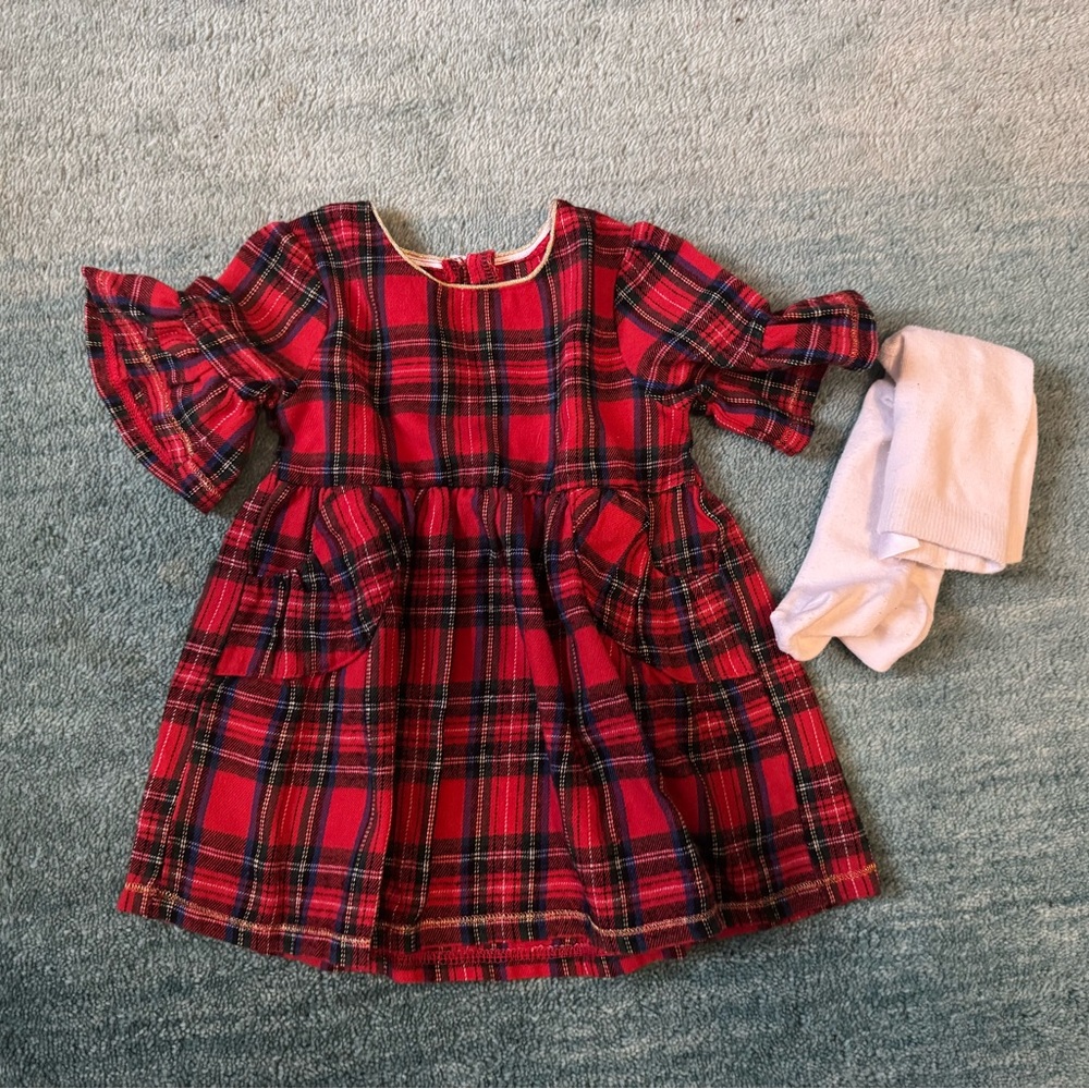 Mudpie Christmas Plaid Dress